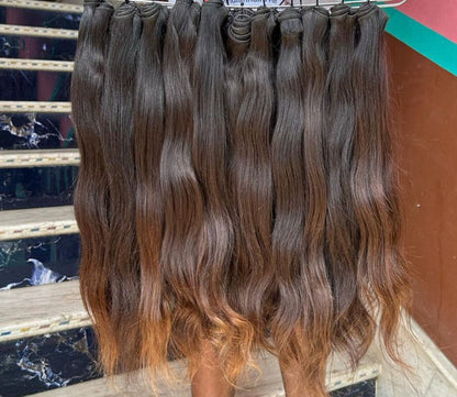 𝗥𝗮𝘄 𝗜𝗻𝗱𝗶𝗮𝗻 𝗦𝘁𝗿𝗮𝗶𝗴𝗵𝘁 𝗪𝗲𝗳𝘁 𝗛𝗮𝗶𝗿 𝟯 𝗣𝗰𝘀