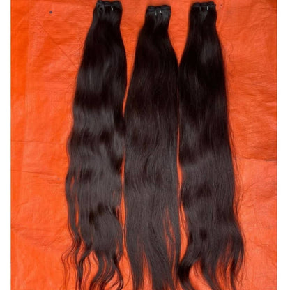 𝗥𝗮𝘄 𝗜𝗻𝗱𝗶𝗮𝗻 𝗦𝘁𝗿𝗮𝗶𝗴𝗵𝘁 𝗪𝗲𝗳𝘁 𝗛𝗮𝗶𝗿 𝟯 𝗣𝗰𝘀