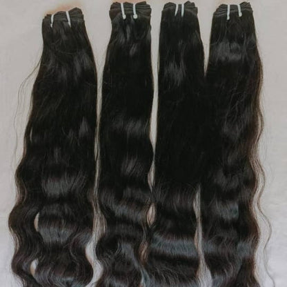 𝗥𝗮𝘄 𝗜𝗻𝗱𝗶𝗮𝗻 𝗪𝗮𝘃𝘆 𝗪𝗲𝗳𝘁 𝗛𝗮𝗶𝗿 𝟯 𝗣𝗰𝘀