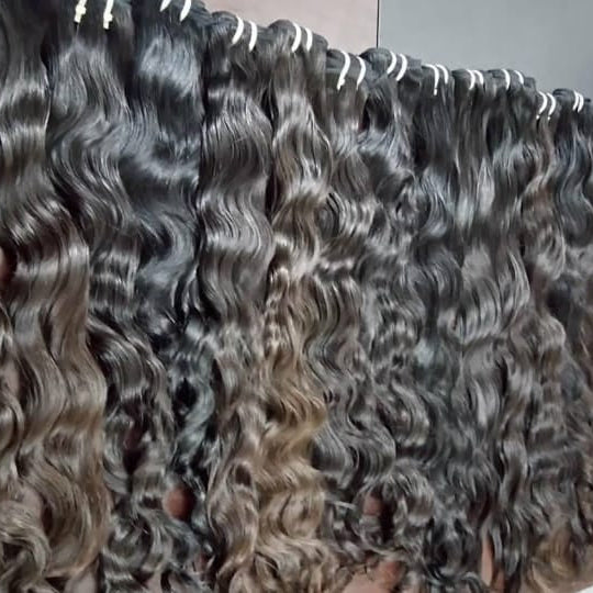 𝗥𝗮𝘄 𝗜𝗻𝗱𝗶𝗮𝗻 𝗪𝗮𝘃𝘆 𝗪𝗲𝗳𝘁 𝗛𝗮𝗶𝗿 𝟯 𝗣𝗰𝘀