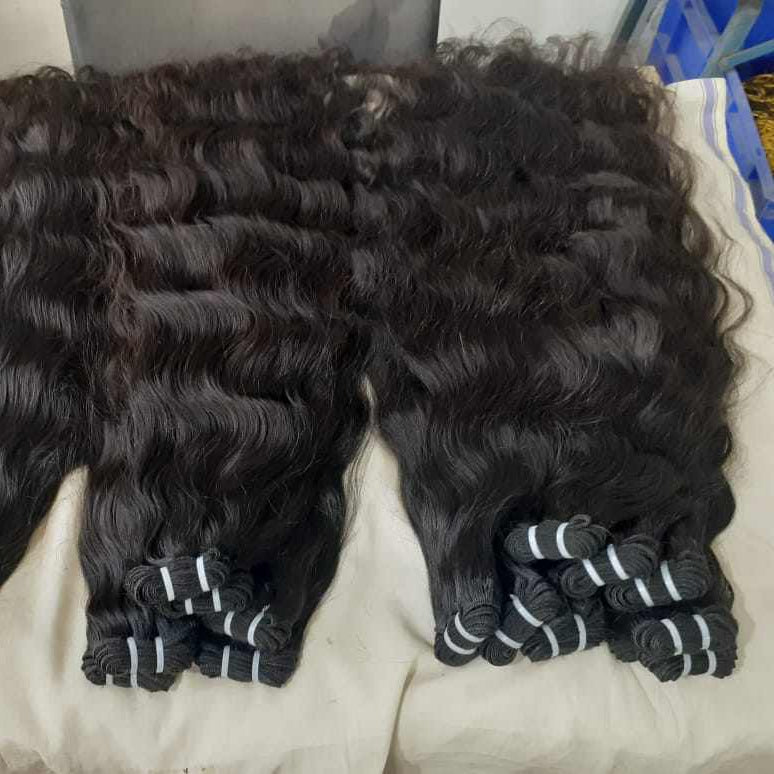 𝗥𝗮𝘄 𝗜𝗻𝗱𝗶𝗮𝗻 𝗪𝗮𝘃𝘆 𝗪𝗲𝗳𝘁 𝗛𝗮𝗶𝗿